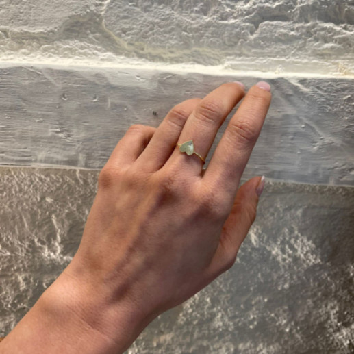 Anillo Corazón Diamante Oro Amarillo Always - ANELLI 2