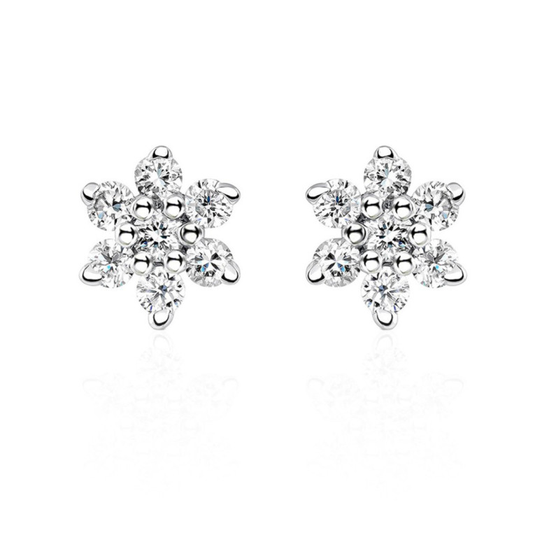 Pendientes Diamantes Estrella 0.30Ct Reina - verschlafenes