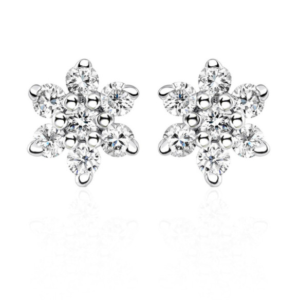 Pendientes Diamantes Estrella 0.56Ct Reina - Pendientes de Novia