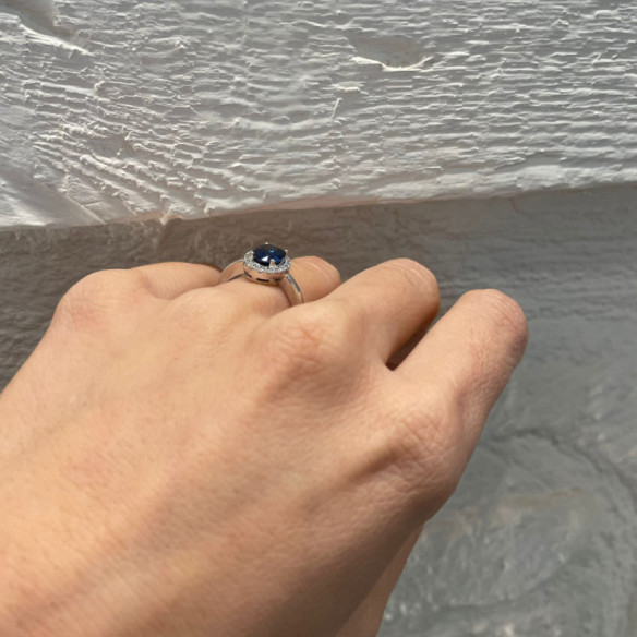 Anillo Zafiro Dalia Sunset 1.00Ct - ANILLOS