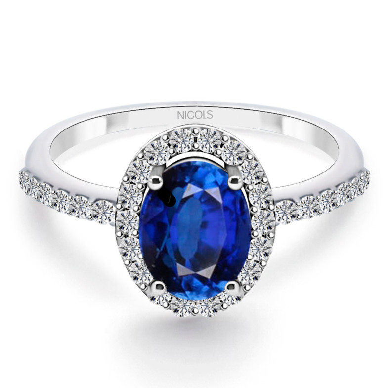 Anillo Zafiro Dalia Sunset 1.20Ct - Anillos Compromiso Aniversario