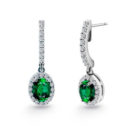 Pendientes Esmeralda Orla Dalia Sunset 1.20 - Brincos Esmeralda