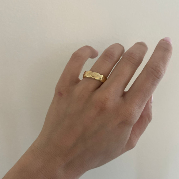 Apollo Wedding Ring Yellow Gold 60mm - Wedding rings man