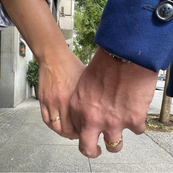 Alianza Apolo Oro Amarillo 60Mm - Homem de anéis de casamento