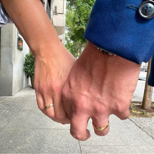 Alianza Apolo Oro Amarillo 35Mm - Anillos de Boda Hombre