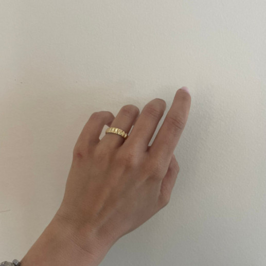 Alianza Ulises Oro Amarillo 40Mm - Homem de anéis de casamento 2