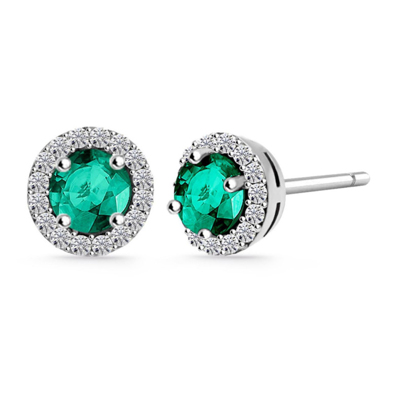Emerald Clavel Earrings 1.20Ct. - Emerald Earrings