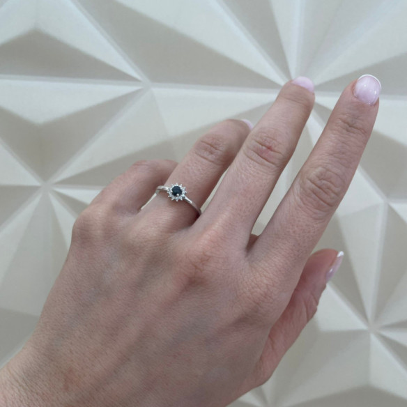 Anillo Zafiro Margarita 0.24 - RINGE