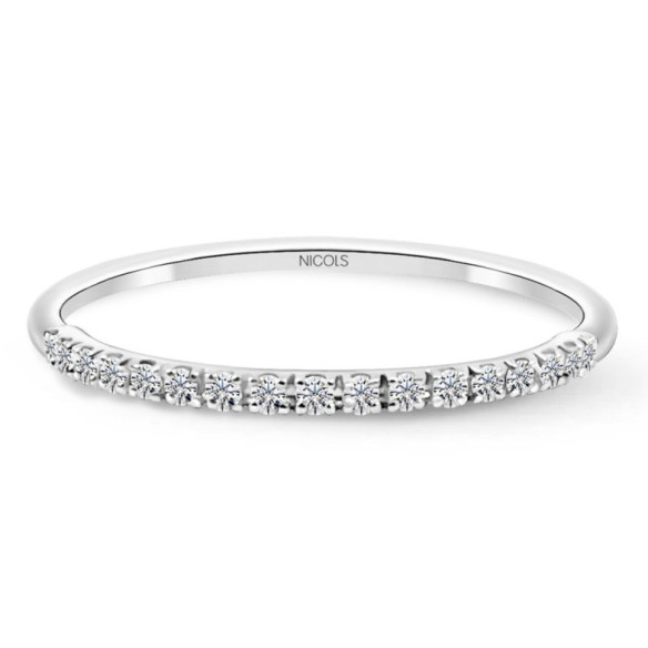 Azalea Diamond Ring 0.12 White Gold - Rings