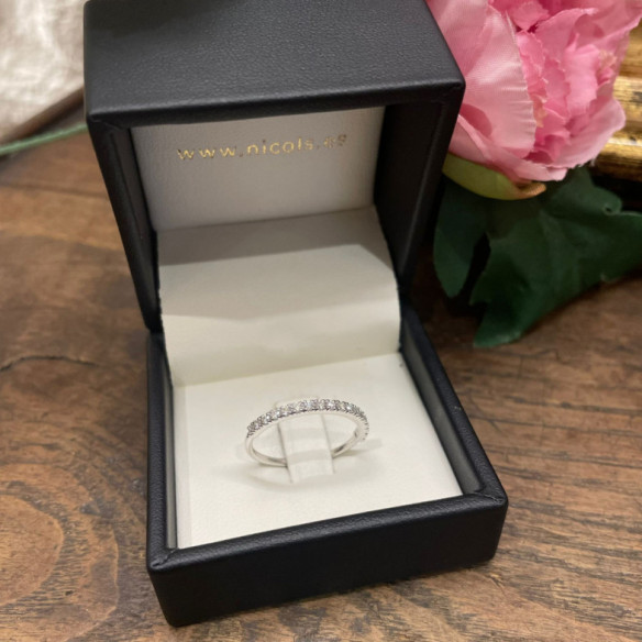 Anillo Diamantes Azalea 0.22 Oro Blanco - Alianzas de Brillantes