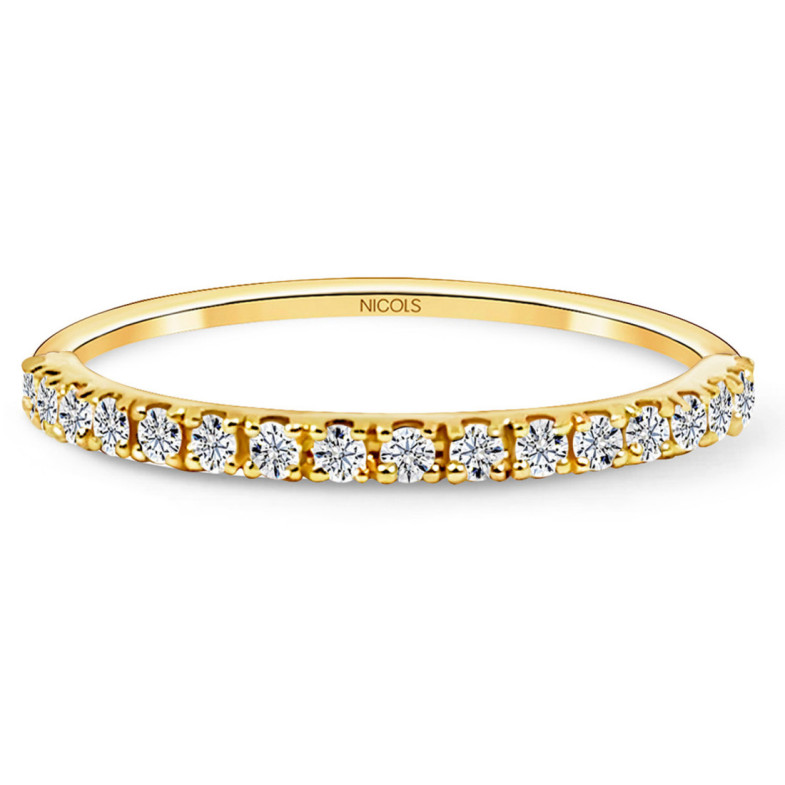 Anillo Diamantes Azalea 0.22 Oro Amarillo - Helle Allianzen