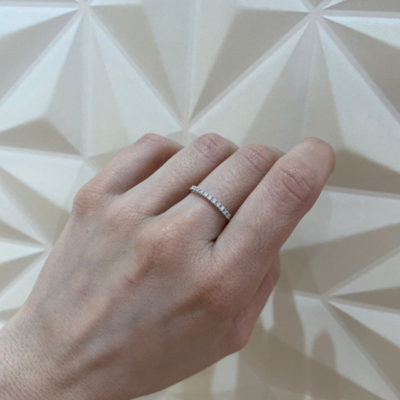 Anillo Diamantes Azalea 0.15 Oro Blanco - RINGE