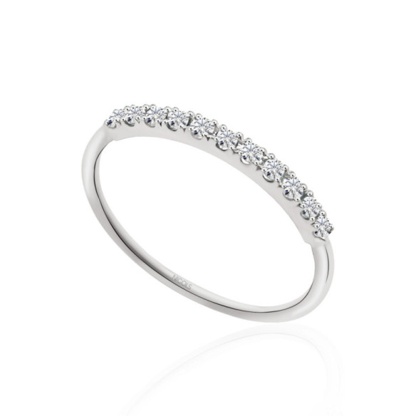 Anillo Diamantes Azalea 0.15 Oro Blanco - ANéIS