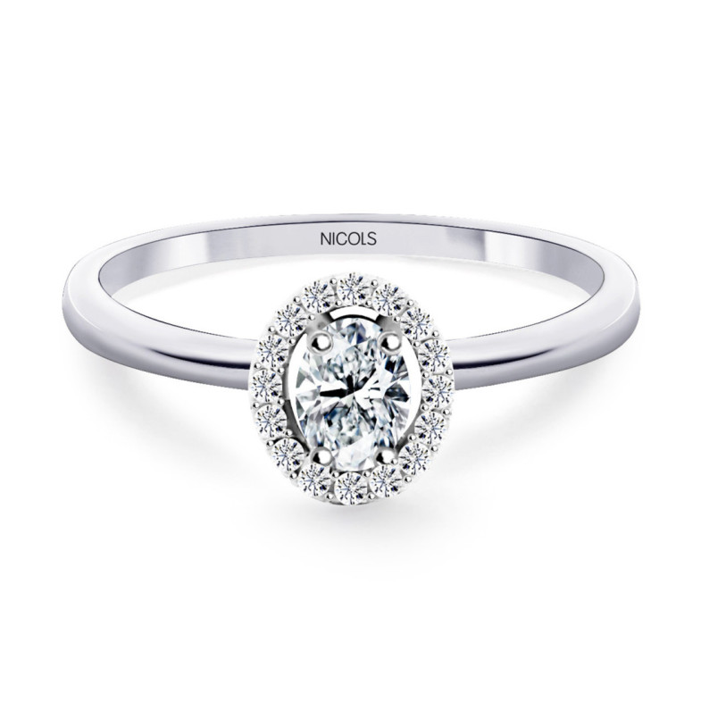Anillo Diamantes Angie talla  Oval 0.33 - RINGE
