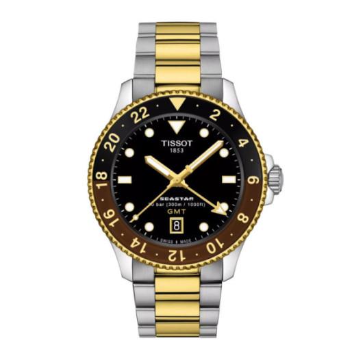 Tissot Seastar 1000 Quartz GMT - Tee sport