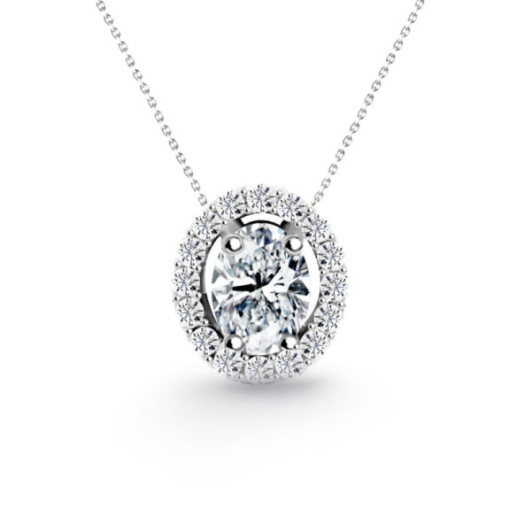 Collar Diamantes Angie talla Oval 0.33 - Diamant Halsketten