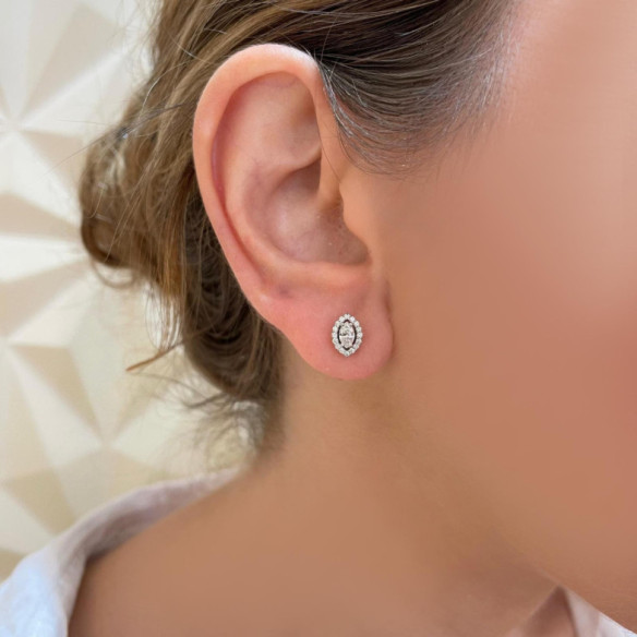 Pendientes Diamantes Angie talla Marquise 0.62 - PENDIENTES