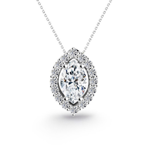 Collar Diamantes Angie talla Marquise 0.31 - Collane di diamante