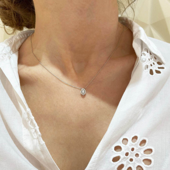 Collar Diamantes Angie talla Marquise 0.31 - Collane di diamante