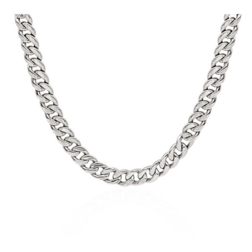 Cuban Chain 60cm Solid Sterling Silver 925 - Silver Jewelry