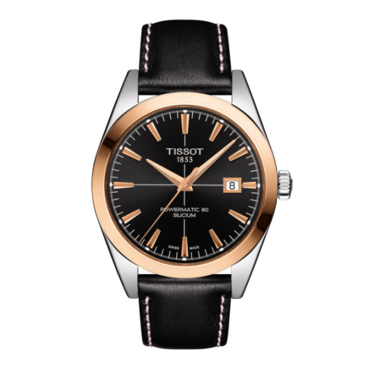 Tissot Gentleman Powermatic 80 Silicium Solid 18K Gold Bezel - Tissot Gentleman