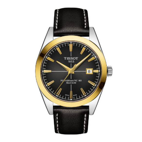 Tissot Gentleman Powermatic 80 Silicium Solid 18K Gold Bezel - Tissot Gentleman