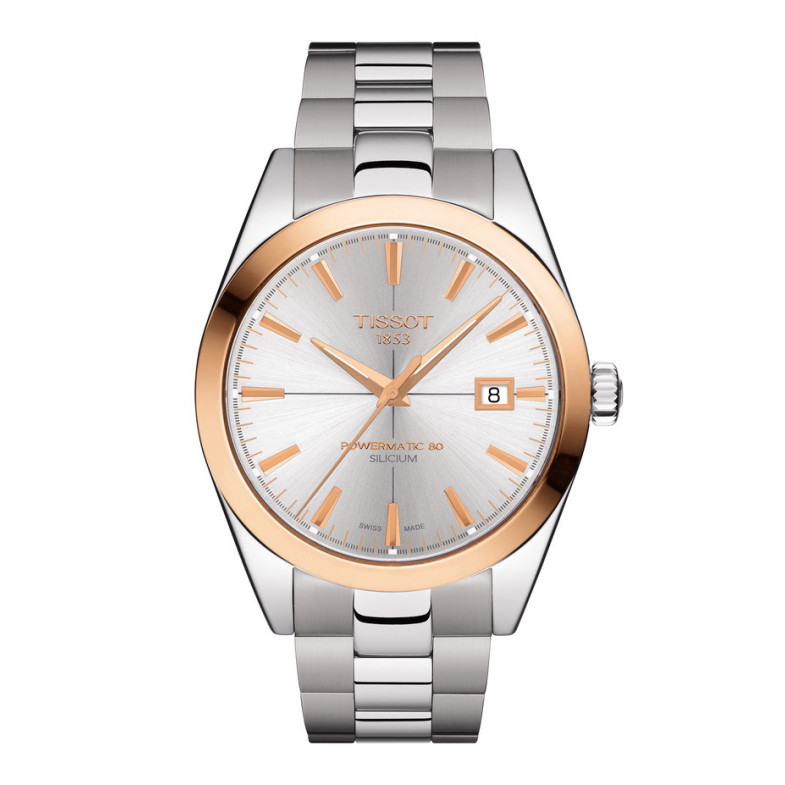 Tissot Gentleman Powermatic 80 Silicium Solid 18K Gold Bezel - Tissot Gentleman