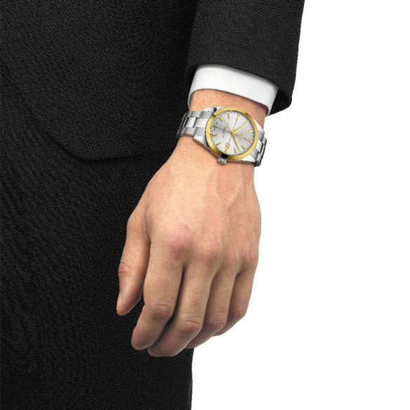 Tissot Gentleman Powermatic 80 Silicium Solid 18K Gold Bezel - Tissot Gentleman