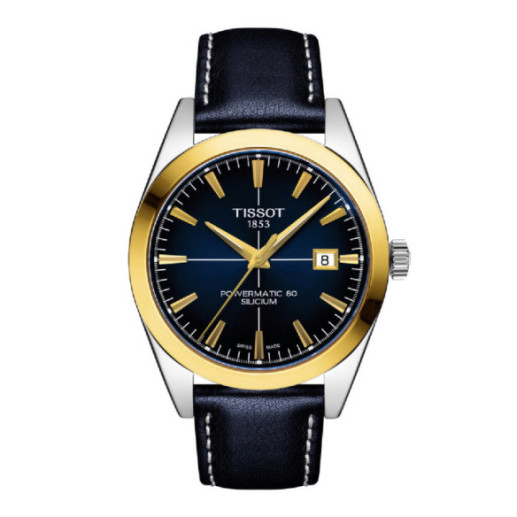 Tissot Gentleman Powermatic 80 Silicium Solid 18K Gold Bezel - Tissot Gentleman