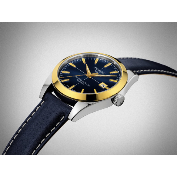 Tissot Gentleman Powermatic 80 Silicium Solid 18K Gold Bezel - Tissot Gentleman
