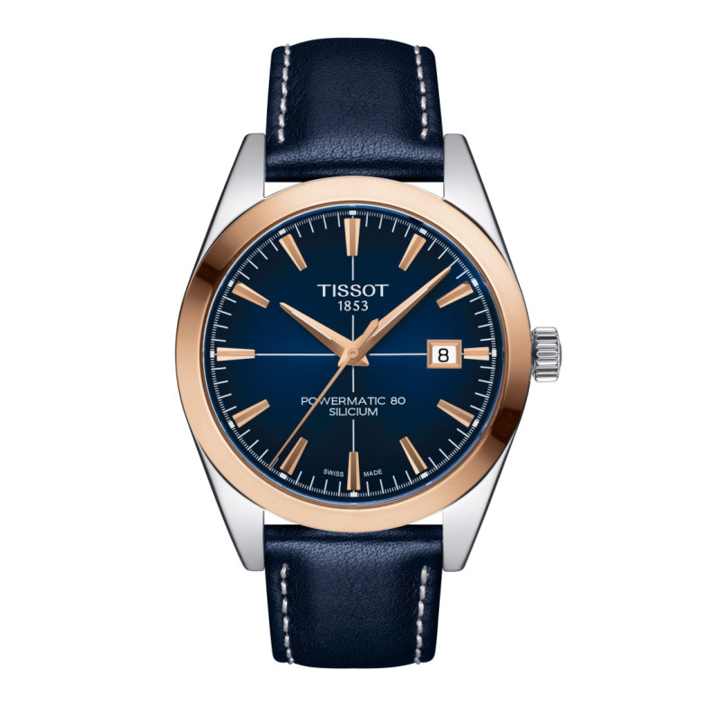 Tissot Gentleman Powermatic 80 Silicium Solid 18K Gold Bezel - Tissot Gentleman