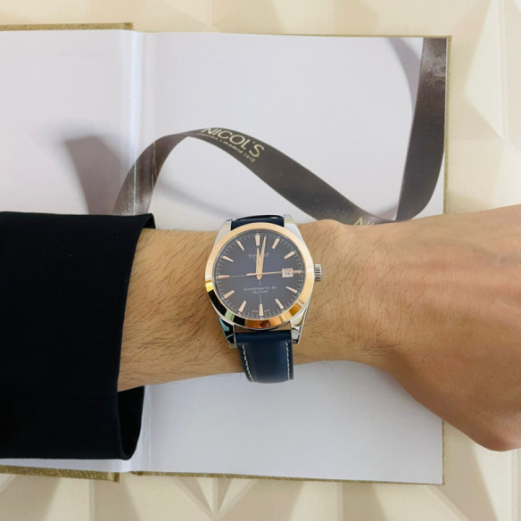 Tissot Gentleman Powermatic 80 Silicium Solid 18K Gold Bezel - Tissot Gentleman
