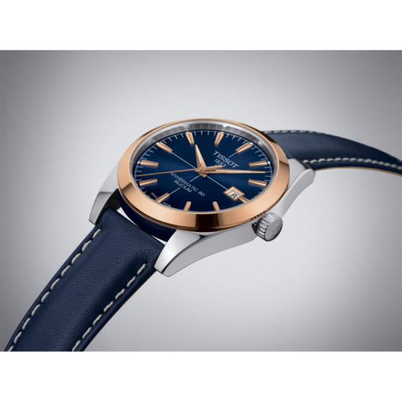 Tissot Gentleman Powermatic 80 Silicium Solid 18K Gold Bezel - Tissot Gentleman