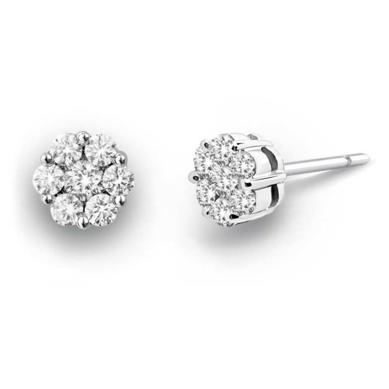 Diamond Earrings CAMELIA 0.50 Studs - Bride earrings