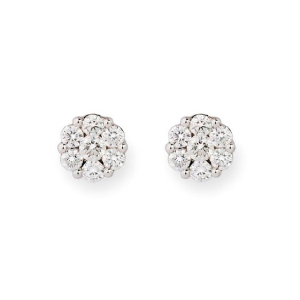 Diamant Ohrringe Camelia 0.50 Dormilonas - Brautohrringe