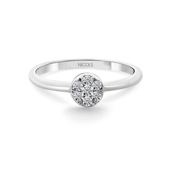 Anillo Pasión de Diamantes 0.15 - Génial