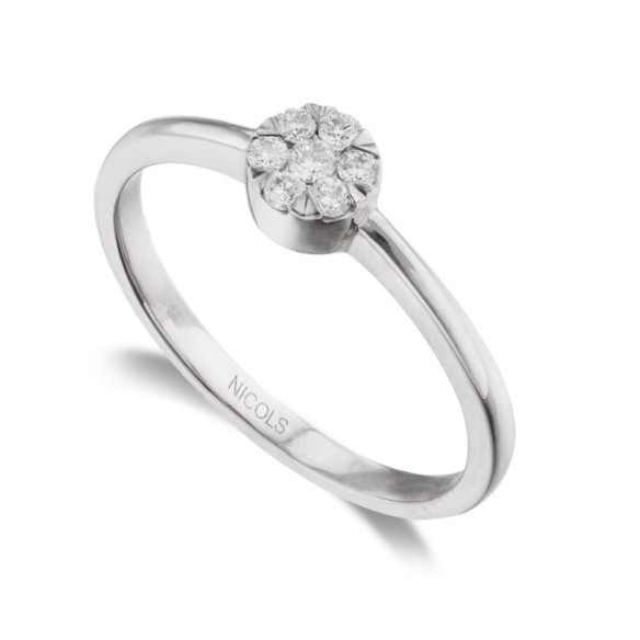 Anillo Pasión de Diamantes 0.15 - Génial