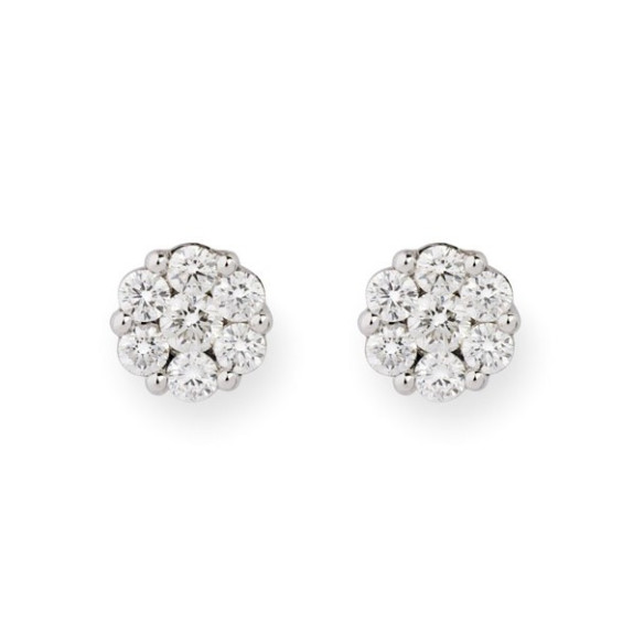 Diamond Earrings CAMELIA 0.30 Studs - Bride earrings