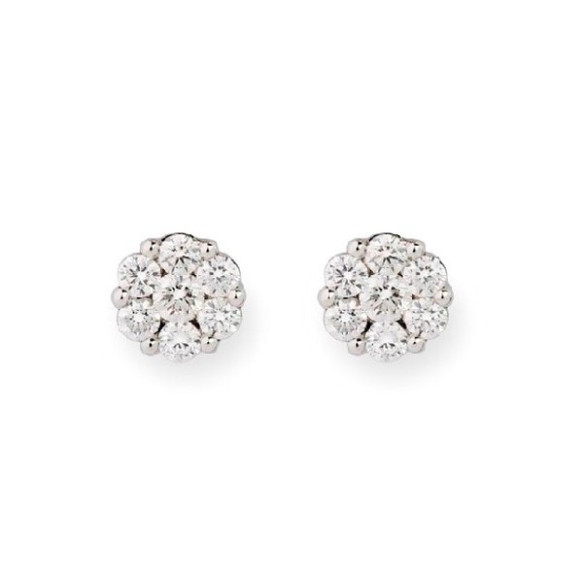 Pendientes Diamantes Camelia 1.00 Dormilonas - Pendientes de Novia