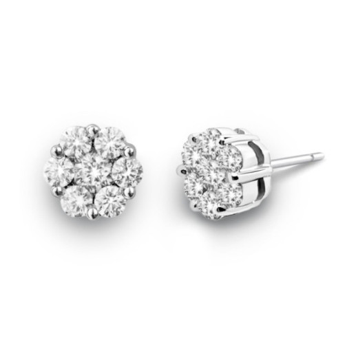 Pendientes Diamantes Camelia 1.50 Dormilonas - Pendientes de Novia