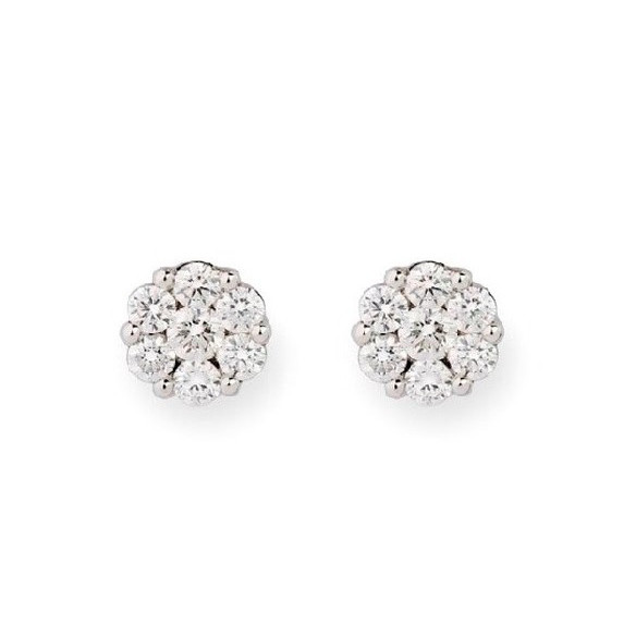 CAMELIA Diamond Earrings 1.50 Studs - Bride earrings