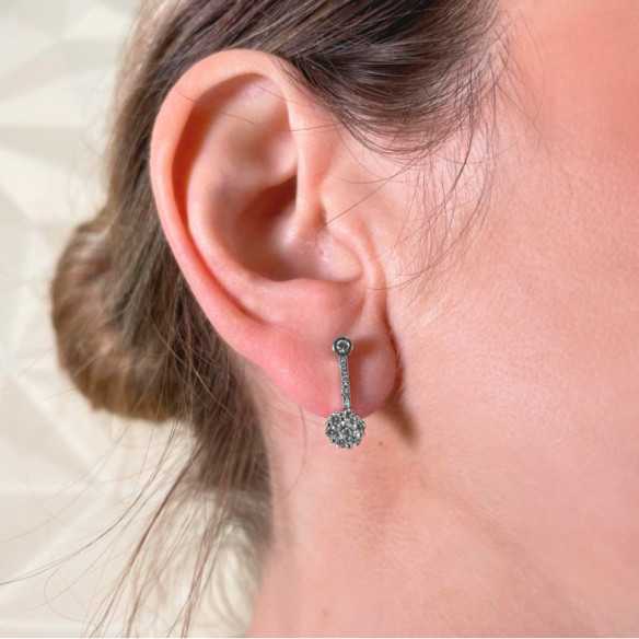 Orecchini di diamante anniversario - Orecchini della sposa