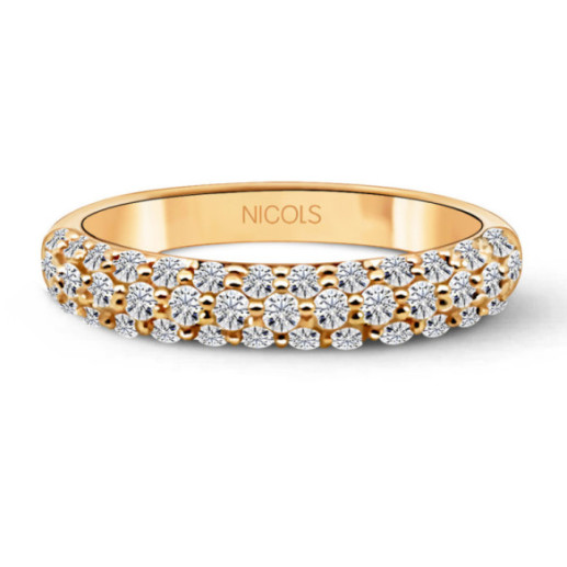 Lilia Diamond Alliance 0.70 Rose Gold - Brilliant Cut Wedding Ring