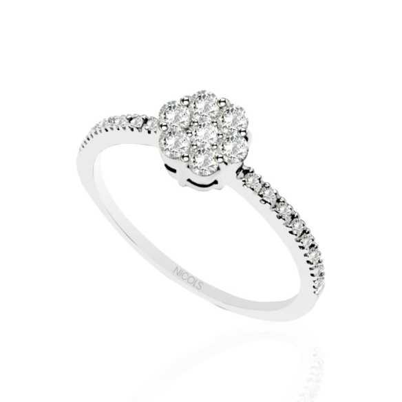 Camelia Diamantring 0.55 - Brillant