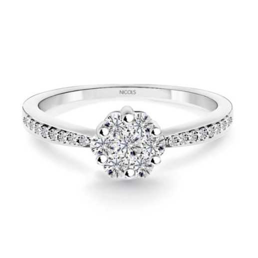 Diamond Ring CAMELIA 0.49 - Rings