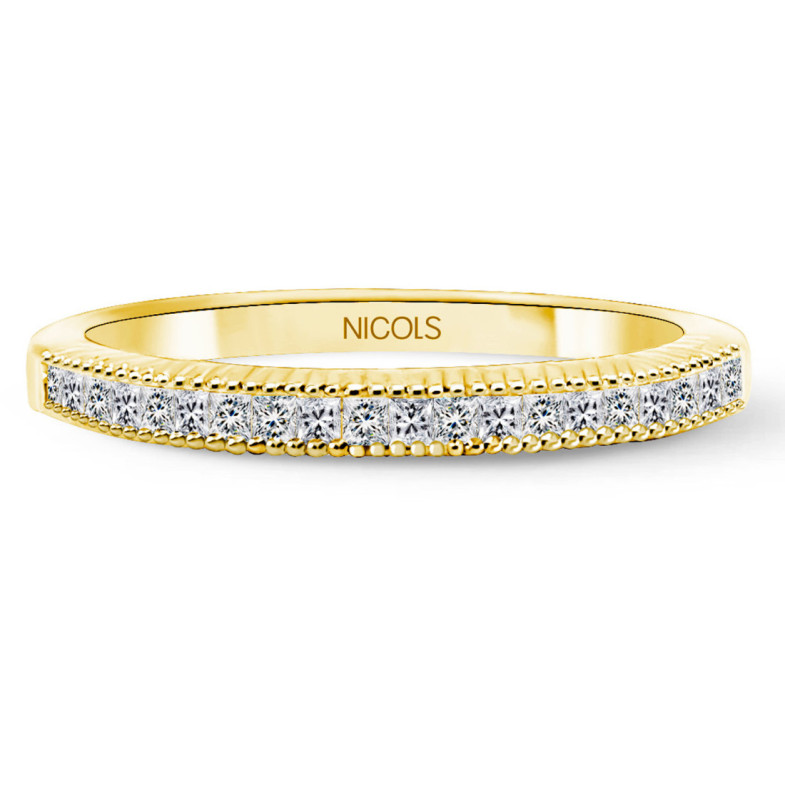 Anillo Alianza Princess 0.28 Oro Amarillo - La princesse