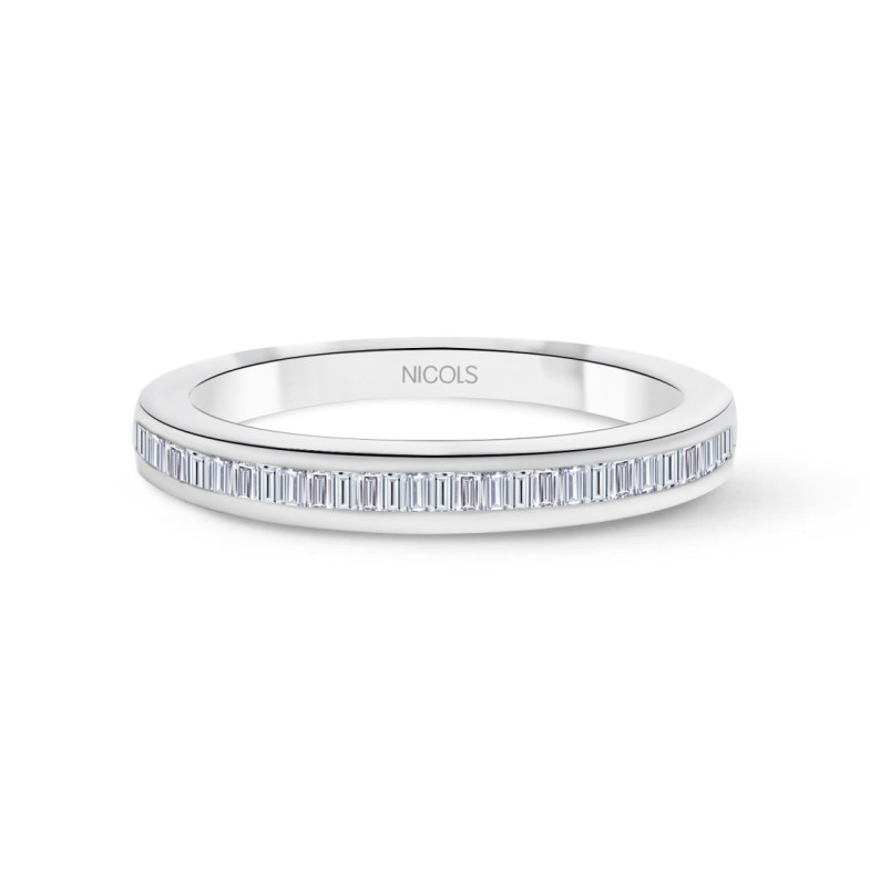 Anello Abelia Alliance 0,30 Oro Bianco - ANELLI