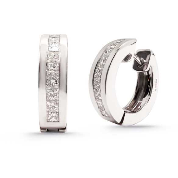 Pendientes Diamantes Aro Diamond Classic - Pendientes de Novia