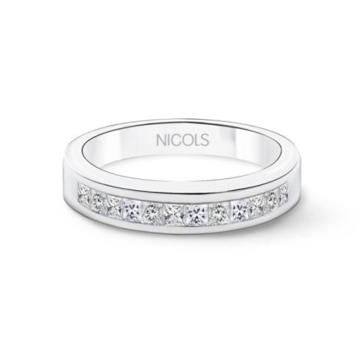 Anillo Alianza Princess 0.65 - Alianzas de Compromiso