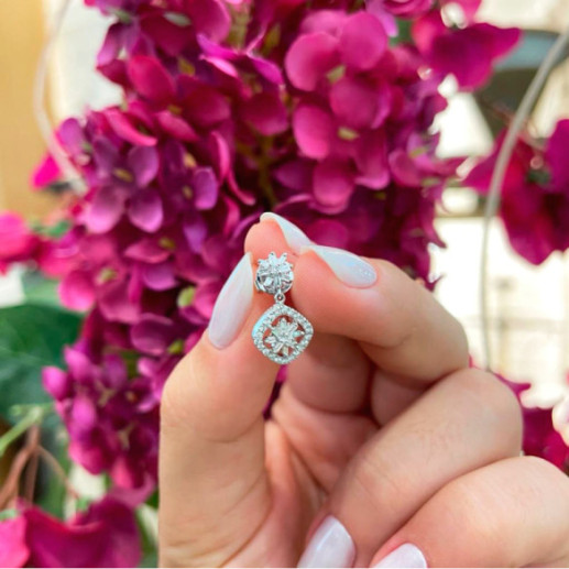 Orecchini di diamante - Orecchini della sposa 2